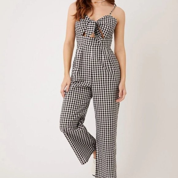Cami Gingham print Jumpsuit - Picture 5 of 5